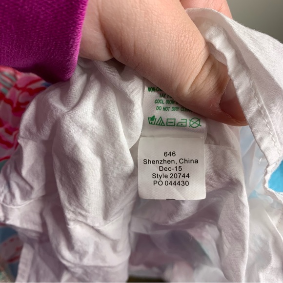 Lilly Pulitzer Lenore Dress Breakwater Blue Lolita Dress - Picture 7 of 9